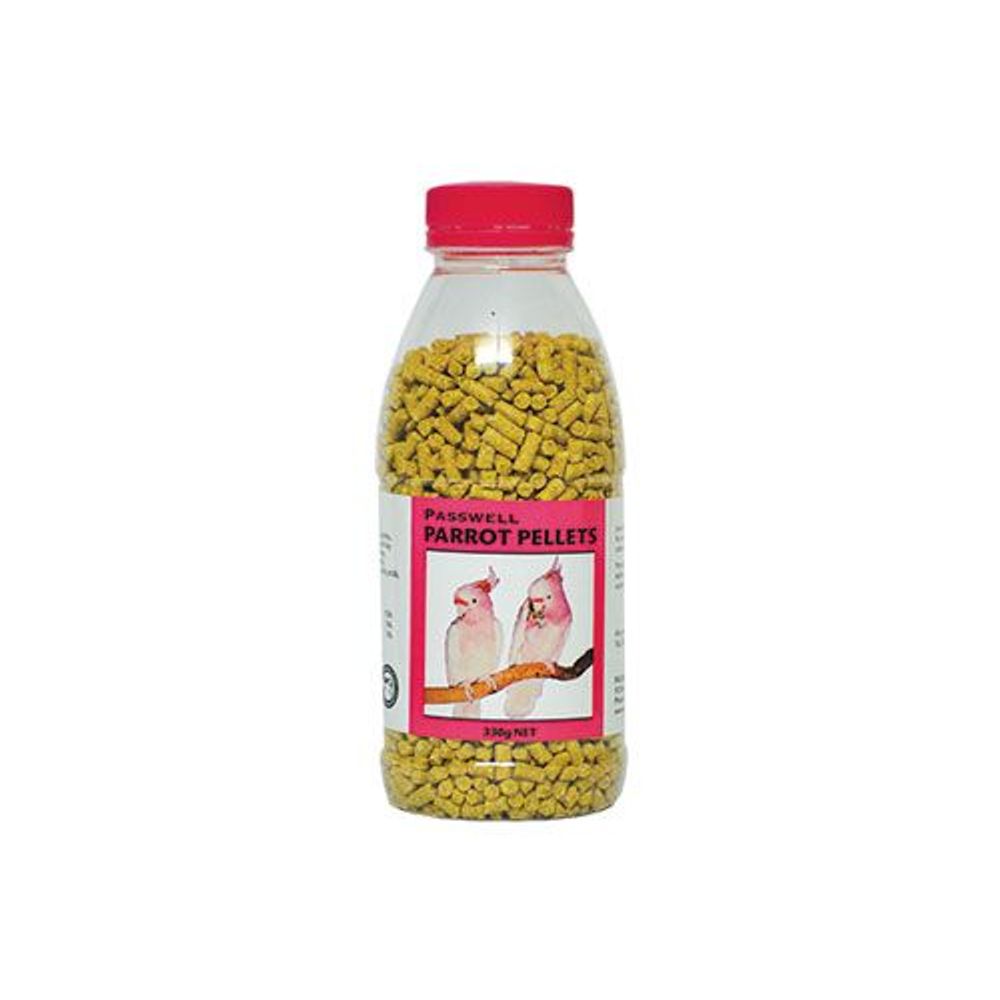 Passwell Parrot Pellets - 330g | PeekAPaw Pet Supplies