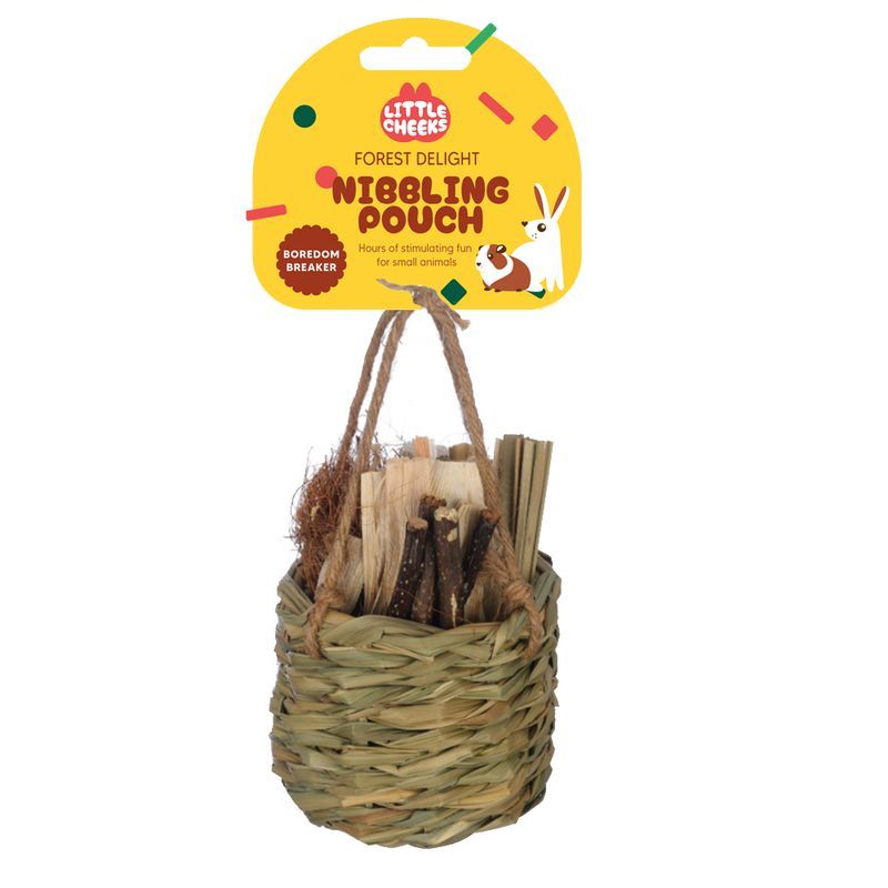 Little Cheeks Forest Delight Nibbling Pouch small animal treat