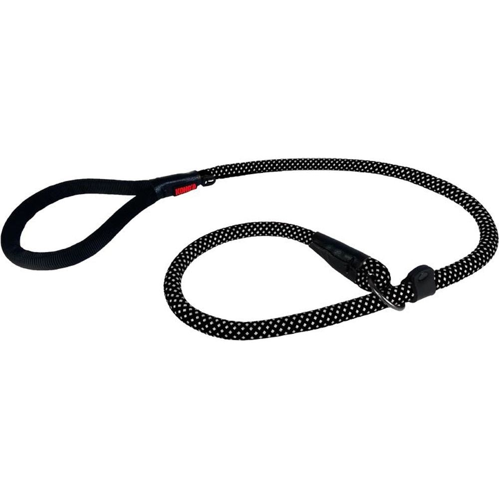 KONG Dog Slip Leash - Medium Black | PeekAPaw Pet Supplies