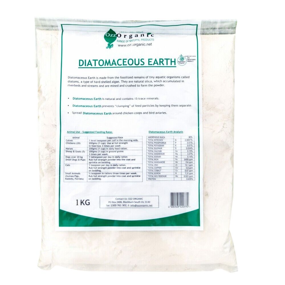 Green Valley Diatomaceous Earth 1kg product packaging