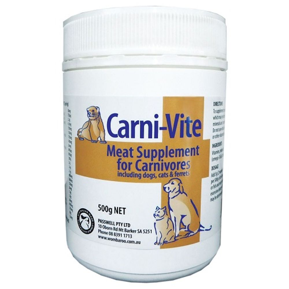 Passwell Carni-Vite - 500g | PeekAPaw Pet Supplies