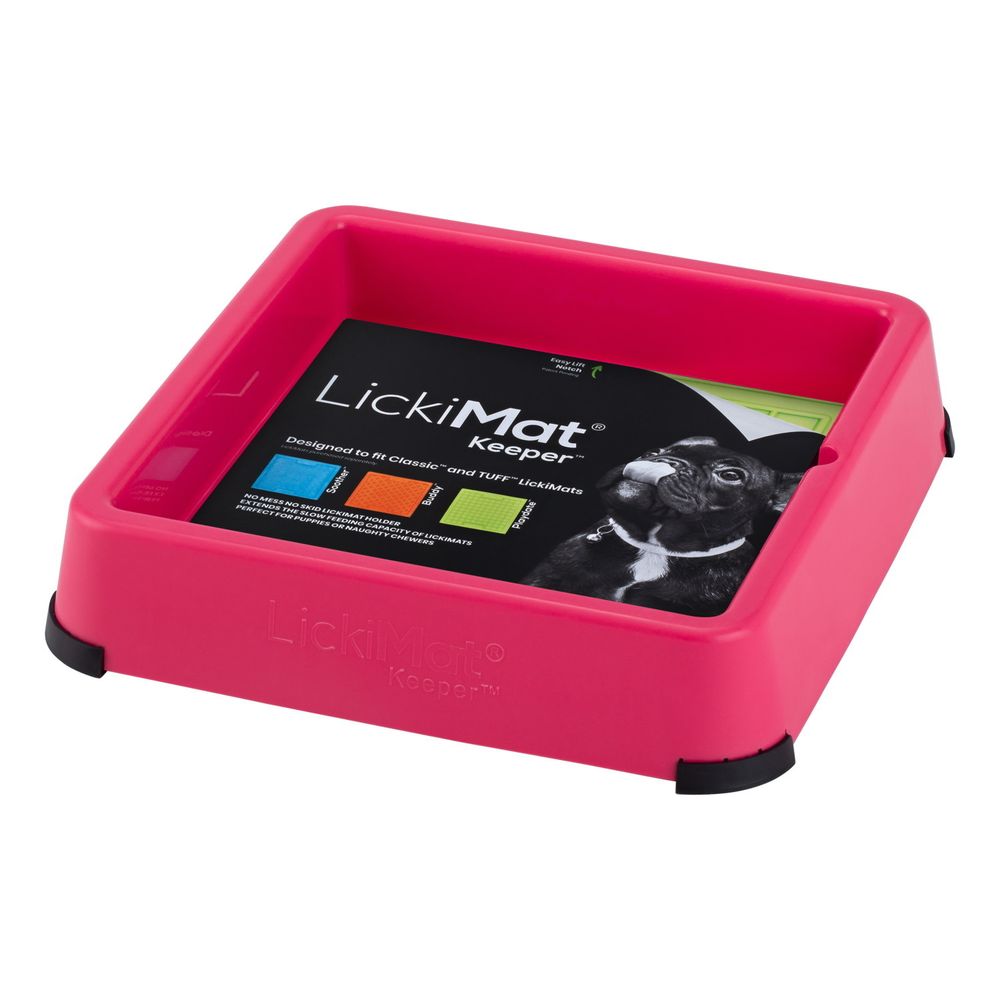Lickimat Dog Keeper Indoor Bundle - Pink