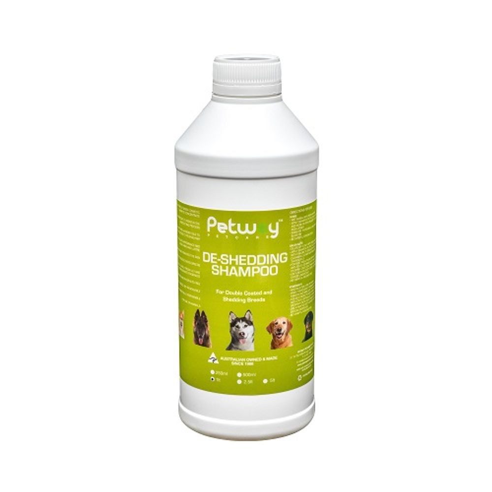Petway Petcare De-Shedding Shampoo - 1L | PeekAPaw Pet Supplies