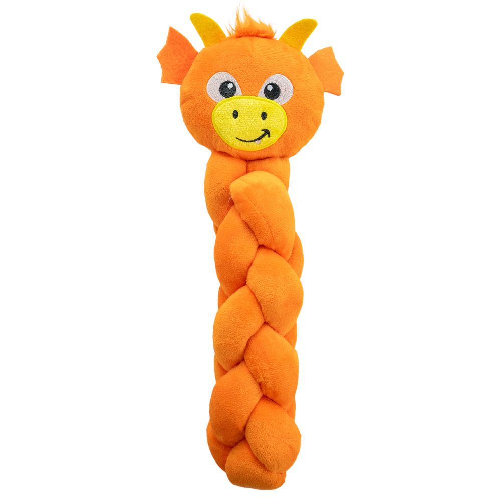 Nina Ottosson Twistiez Interactive Plush Dog Puzzle - Dragon | PeekAPaw Pet Supplies