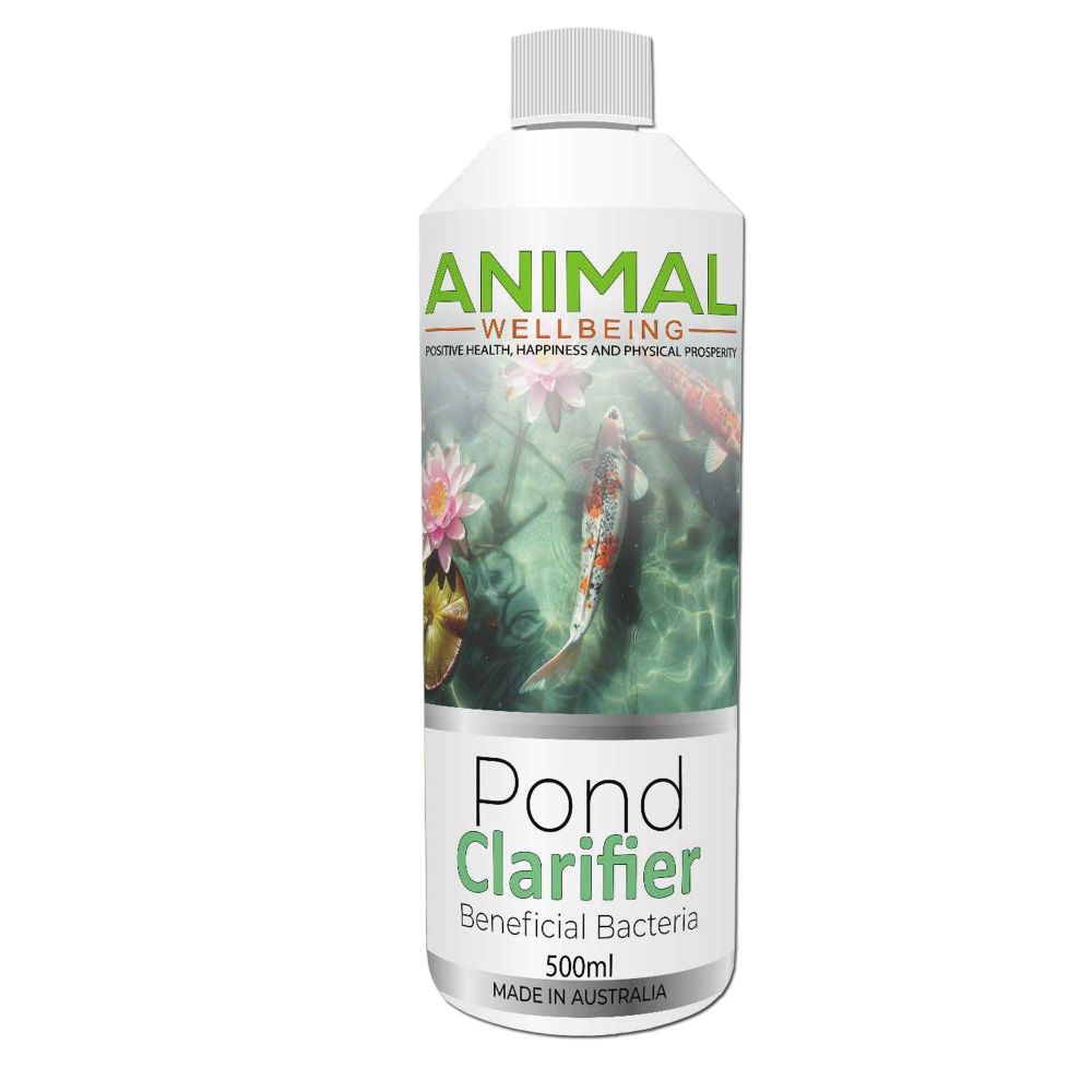 Animal Wellbeing Pond Clarifier Beneficial Bacteria 500ml bottle | PeekAPaw Pet Supplies