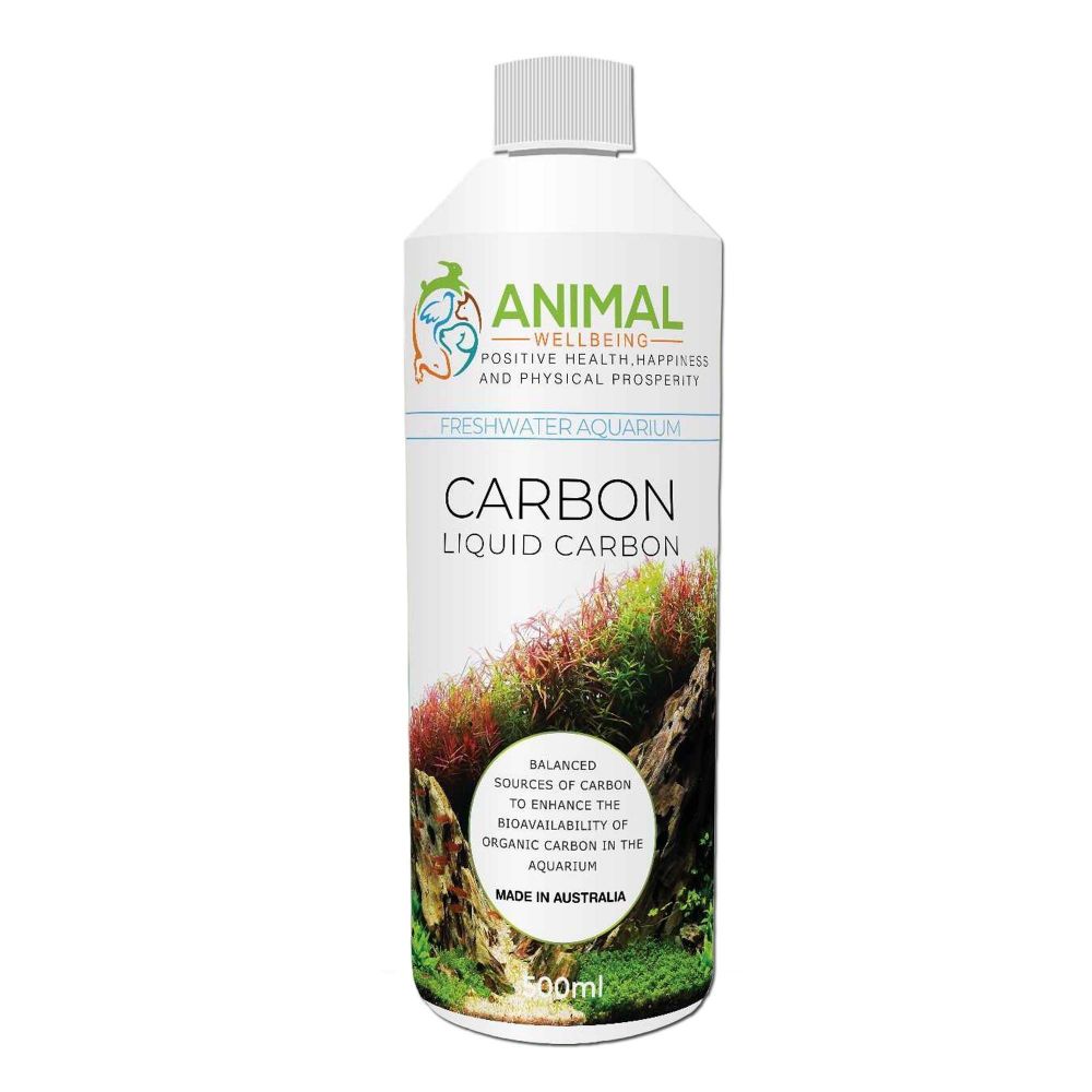 Animal Wellbeing Liquid Carbon 500ml bottle | PeekAPaw Pet Supplies