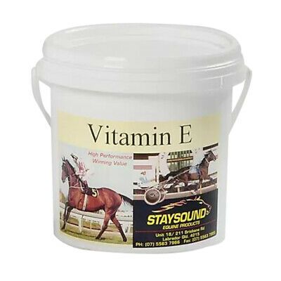 Stay Sound Vitamin E Powder antioxidant supplement for horses, 10kg tub