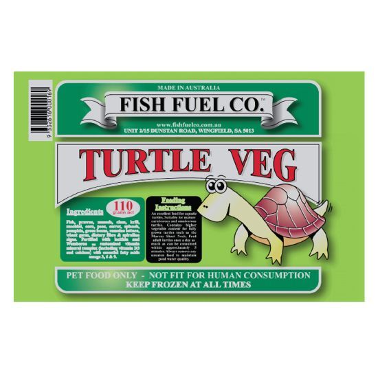 Fish Fuel Turtle Veg Food 110g tub