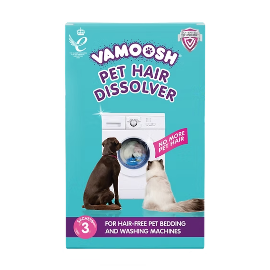 Vamoosh Pet Hair Dissolver 3 pack sachets