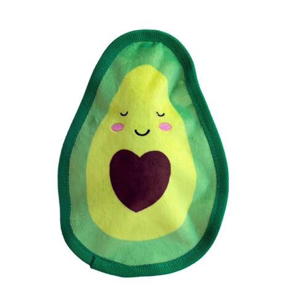 Fringe Studio Plush Squeaker Dog Toy - Avocado Love - Default Title | PeekAPaw Pet Supplies