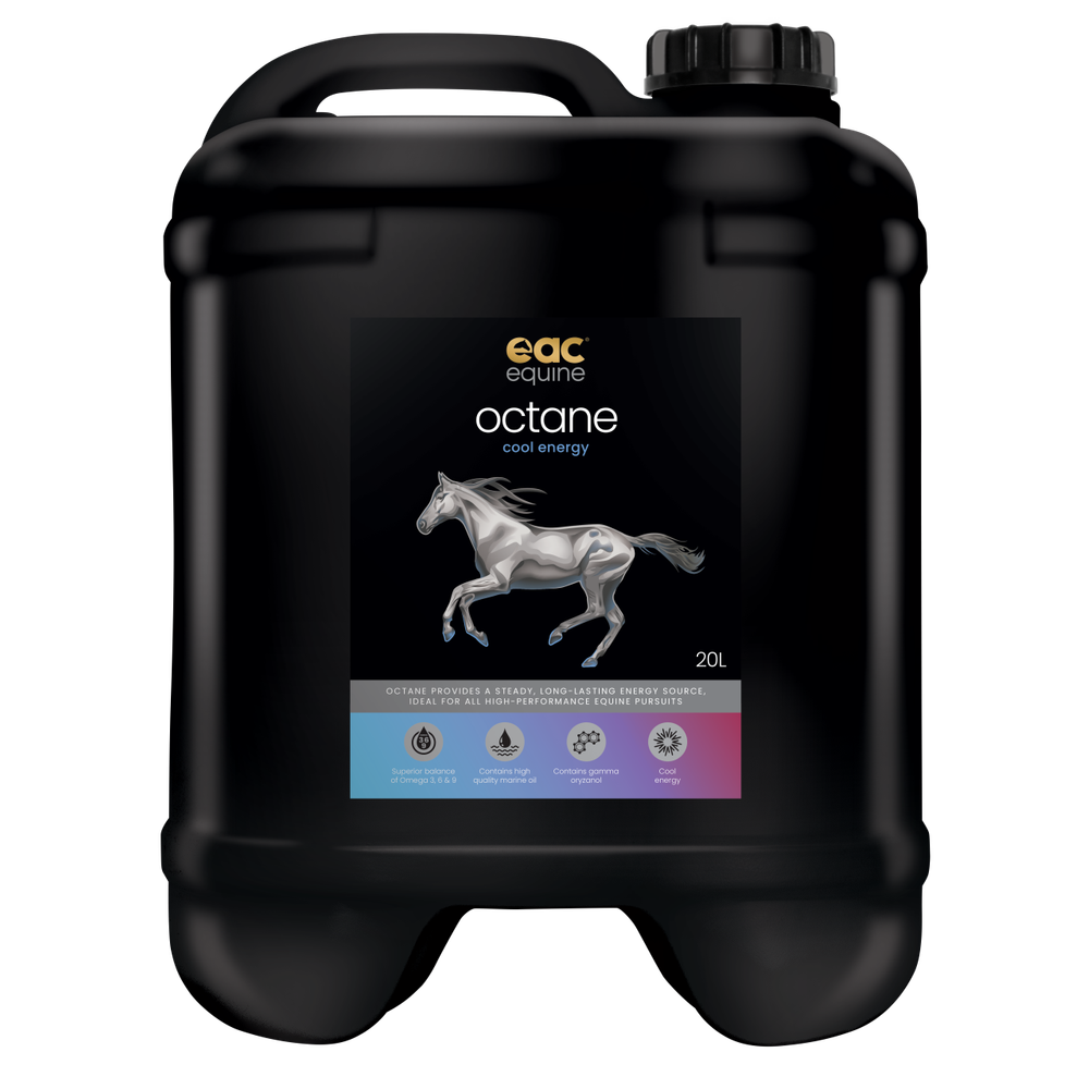 EAC Animal Care Octane - Cool Energy Oil for Horses - 20L | PeekAPaw Pet Supplies