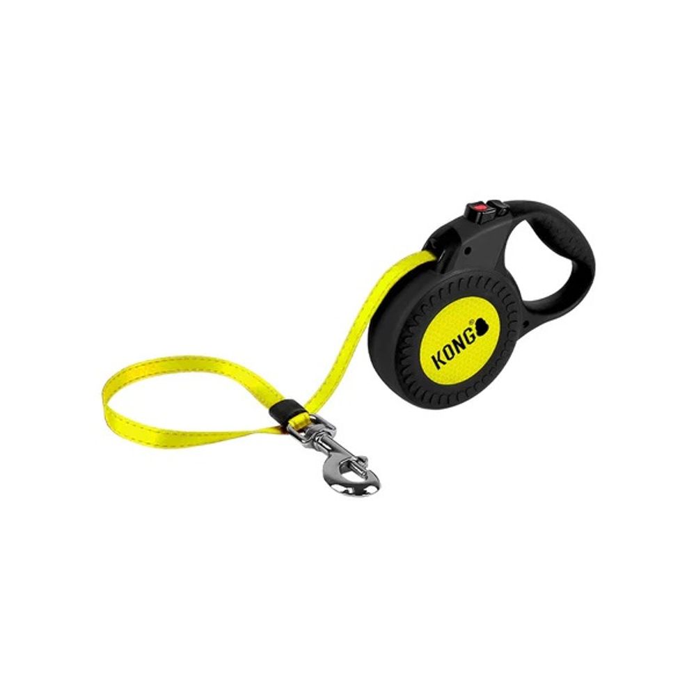 KONG Dog Reflect Retractable Leash - Medium | PeekAPaw Pet Supplies