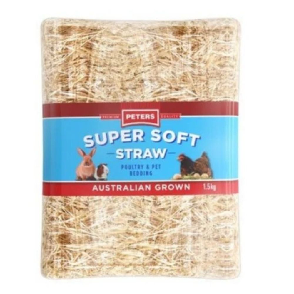 Peters Bedding Straw - 1.5kg | PeekAPaw Pet Supplies