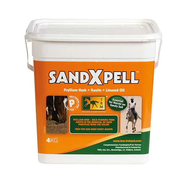 TRM SandXpell psyllium husk supplement for horses, 4kg tub