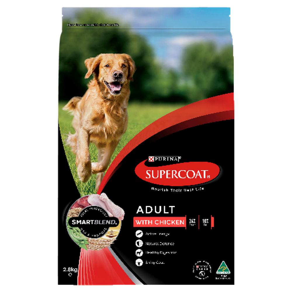 SUPERCOAT Adult Chicken Dry Dog Food