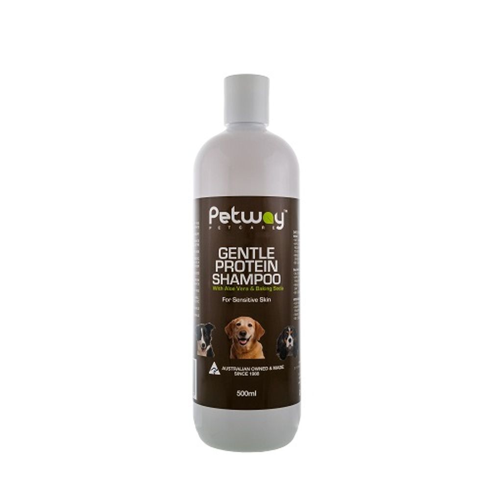 Petway Petcare Gentle Protein Shampoo with Aloe Vera & Baking Soda - 500ml | PeekAPaw Pet Supplies