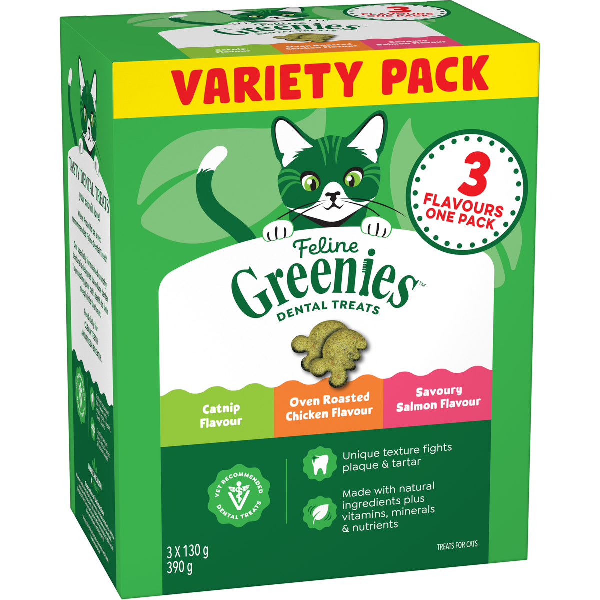 GREENIES Feline Dental Cat Treat Variety Pack