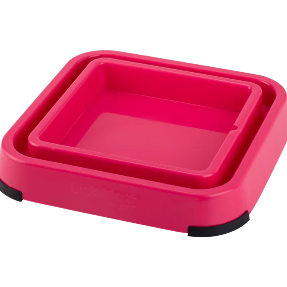 Lickimat Dog Keeper Outdoor Bundle - Pink
