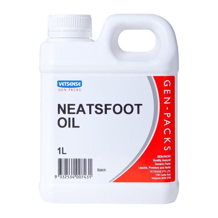 Gen Pack Refined Neatsfoot Oil leather dressing for saddlery