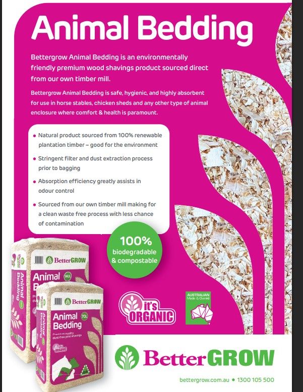 Bettergrow Dust Free Pine Shavings Bale 10kg product packaging