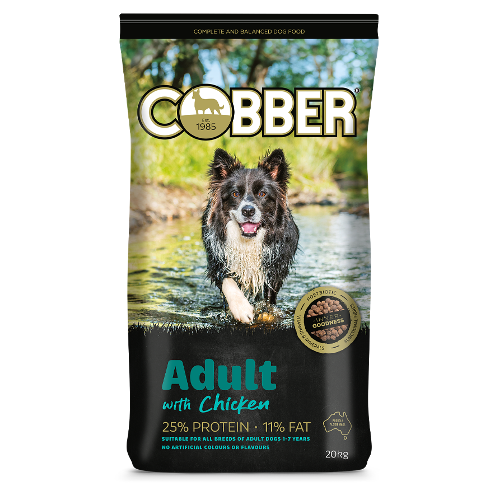 Cobber Adult with Chicken Dry Dog Food - 20kg