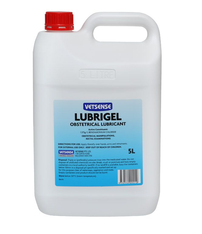 Vetsense Lubrigel Obstetric Lubricant 5L pack