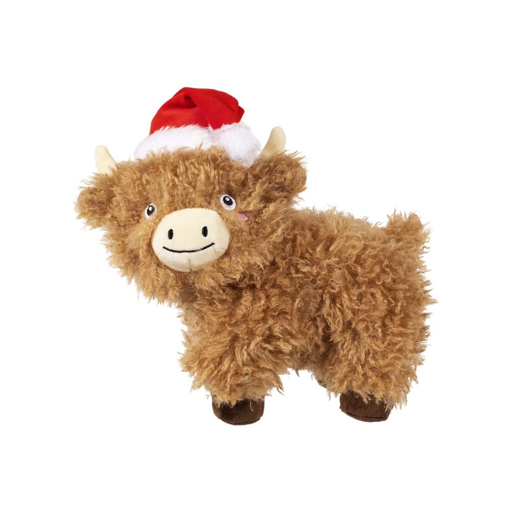 Fringe Studio Christmas Plush Squeaker Dog Toy - Highland Holidays - Default Title | PeekAPaw Pet Supplies