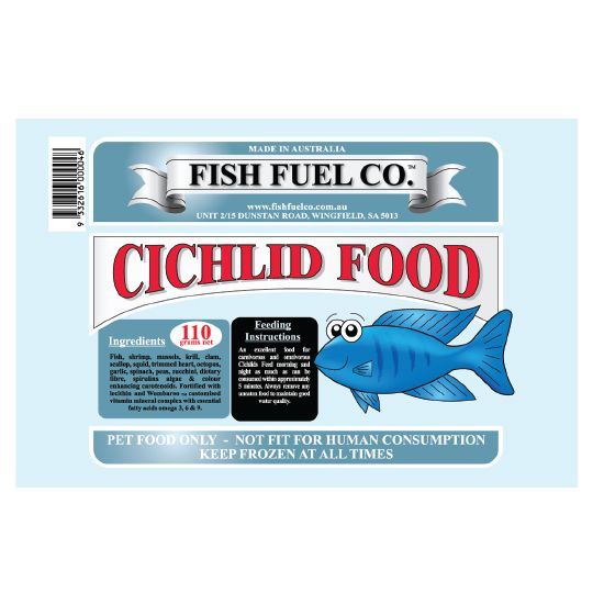 Fish Fuel Cichlid Food 110g tub