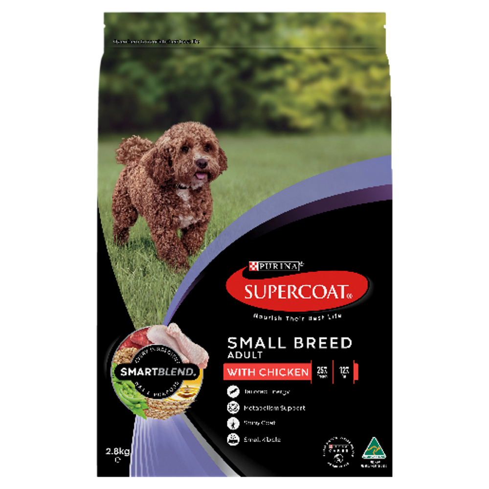 SUPERCOAT Adult Small Breed Chicken Dry Dog Food