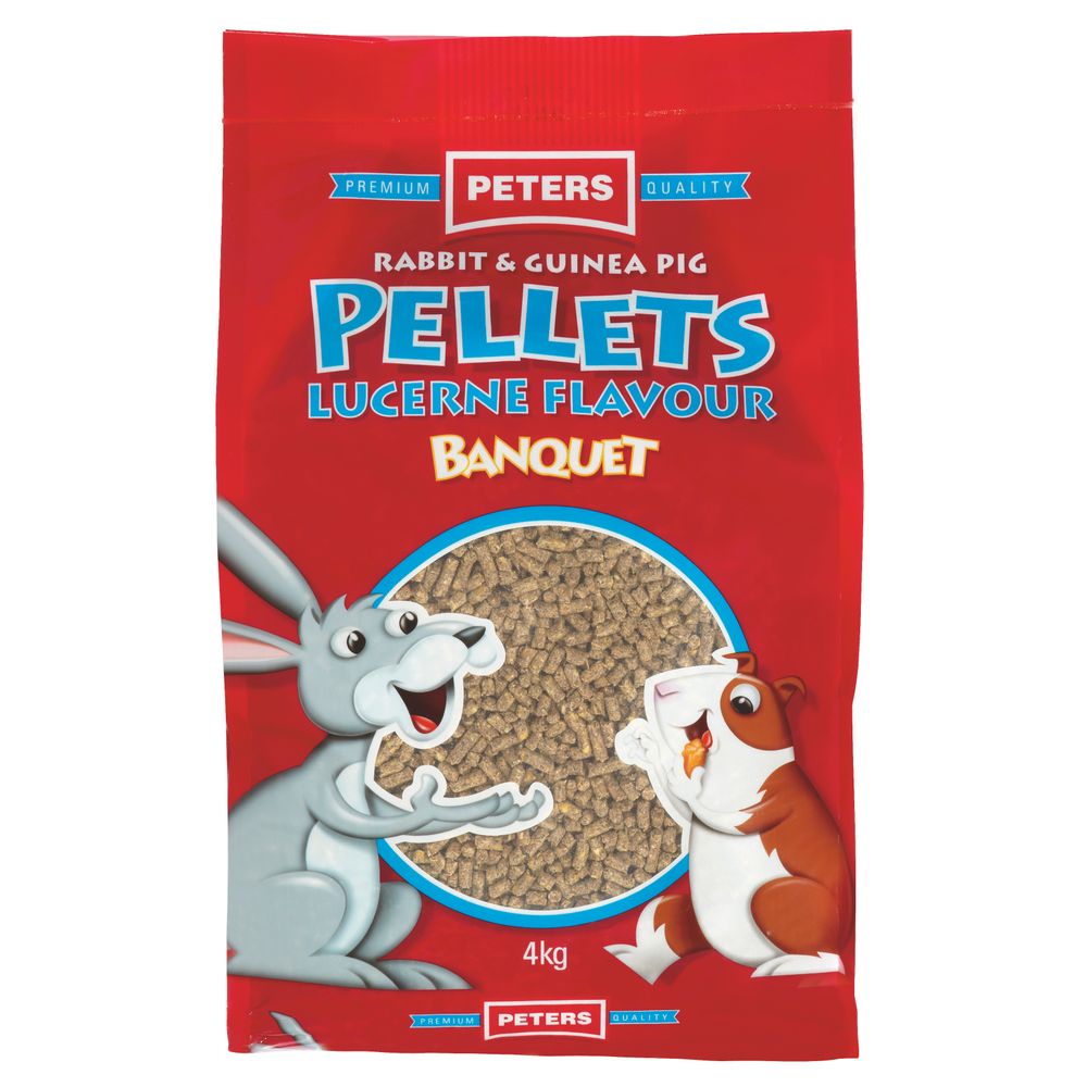 Peters Lucerne Pellets - 4kg | PeekAPaw Pet Supplies