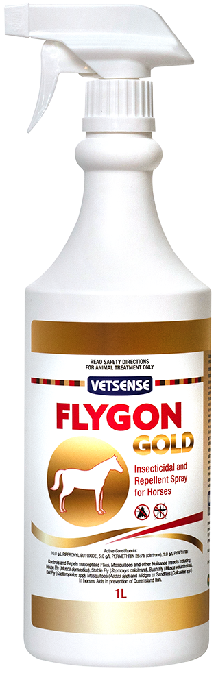 Vetsense Flygon Gold Insect Repellent for Horses 1L pack