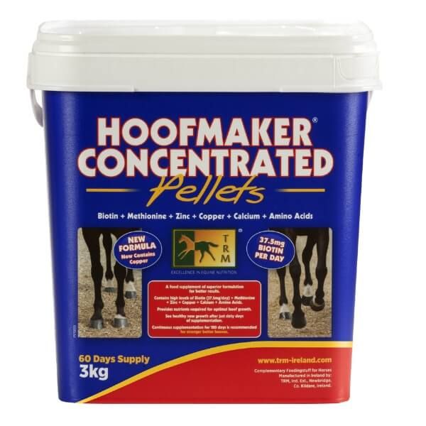 TRM Hoofmaker concentrated pellets hoof supplement for horses, 3kg tub