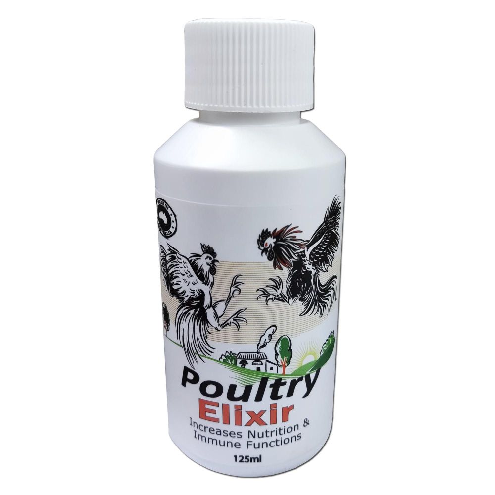 Animal Wellbeing Poultry Elixir 125ml bottle | PeekAPaw Pet Supplies