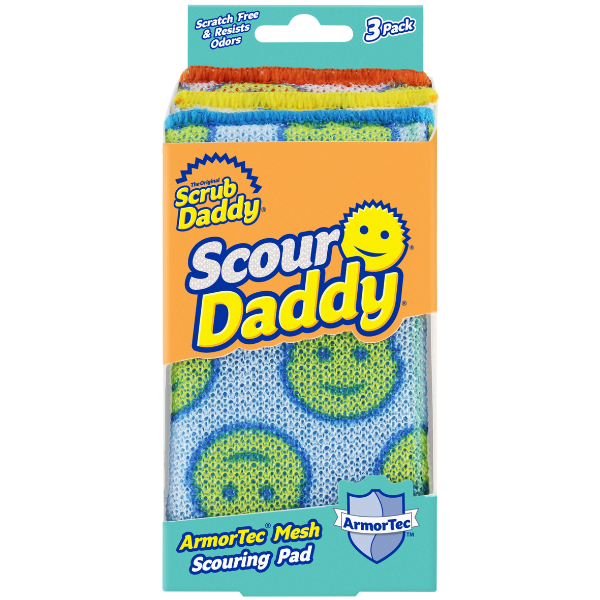 Scrub Daddy Scour Daddy heavy duty scouring sponge 3 pack