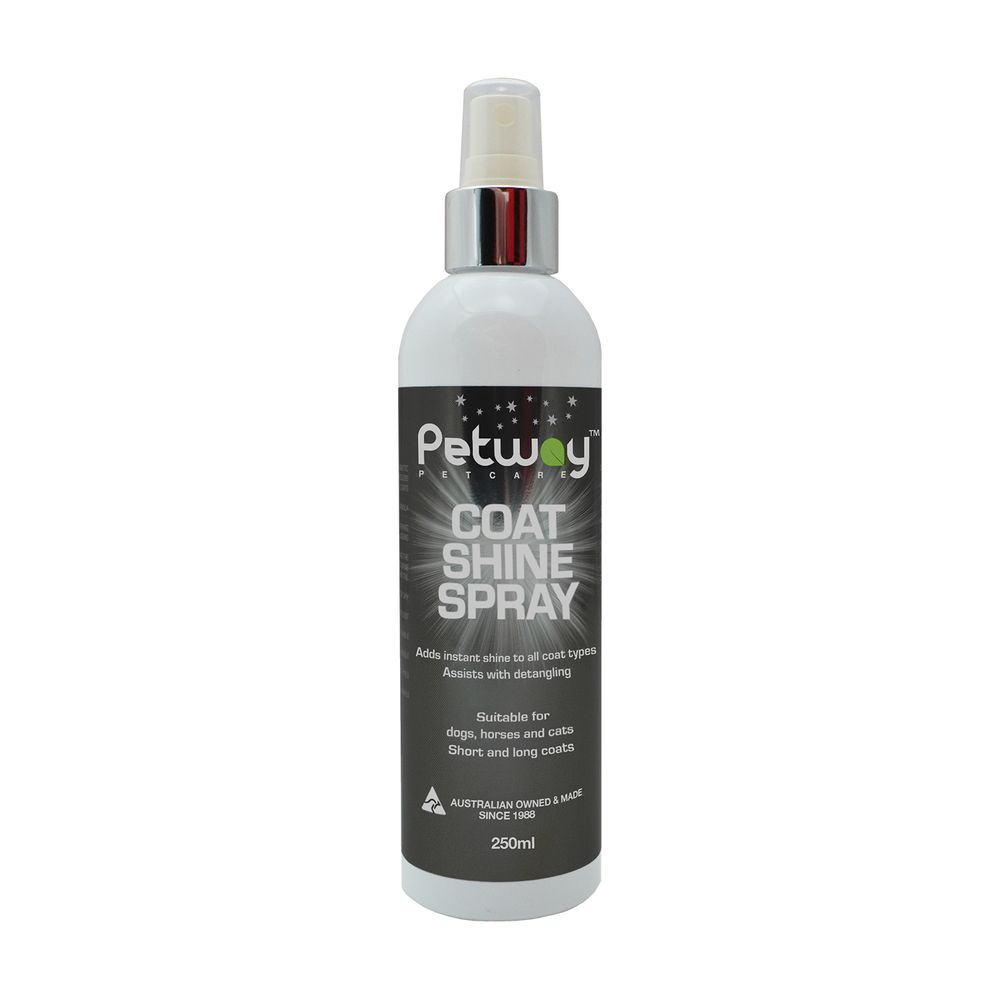 Petway Petcare Coat Shine Spray - 250ml | PeekAPaw Pet Supplies