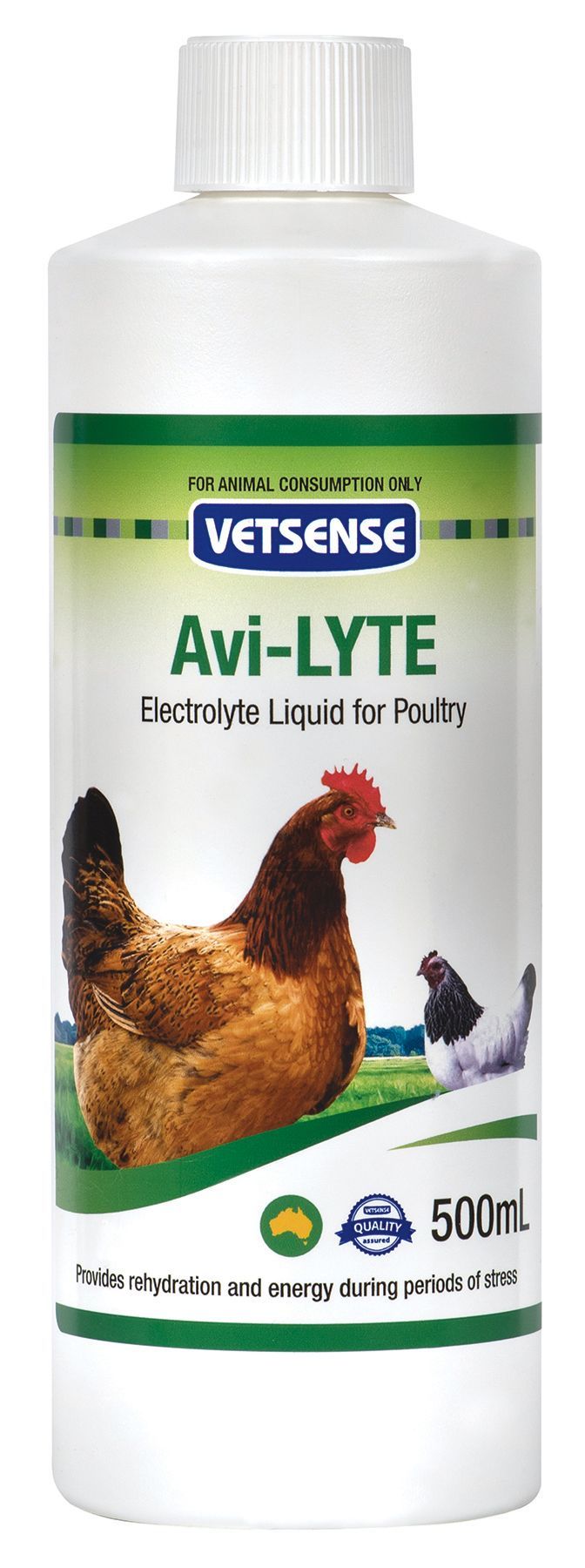 Vetsense Avi-Lyte Electrolyte Supplement for Poultry 500ml pack