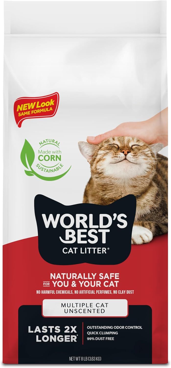 World's Best Cat Litter Multi-Cat clumping corn litter