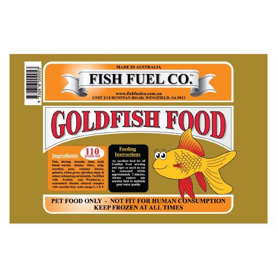 Fish Fuel Goldfish Food 110g tub