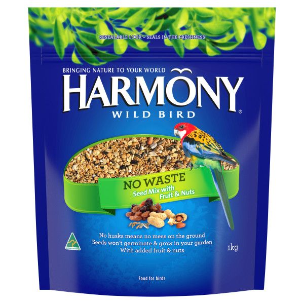 Harmony No Waste Seed Mix for birds, 1kg