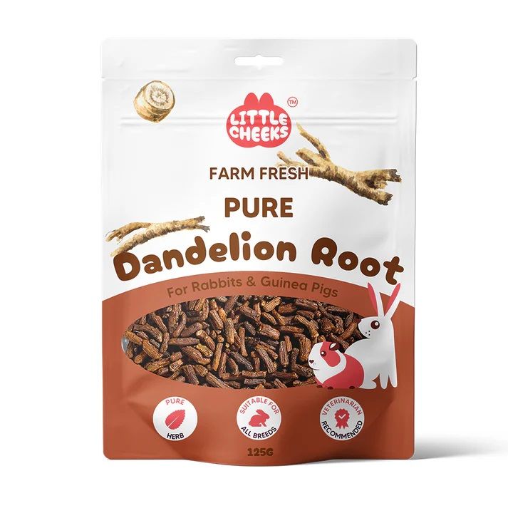 Little Cheeks Farm Fresh Pure Dandelion Root 125g pouch, front of pack