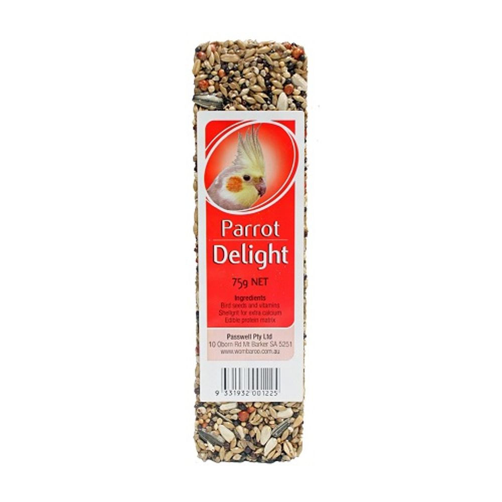Passwell Avian Delight Bird Treat Bar - Parrot | PeekAPaw Pet Supplies