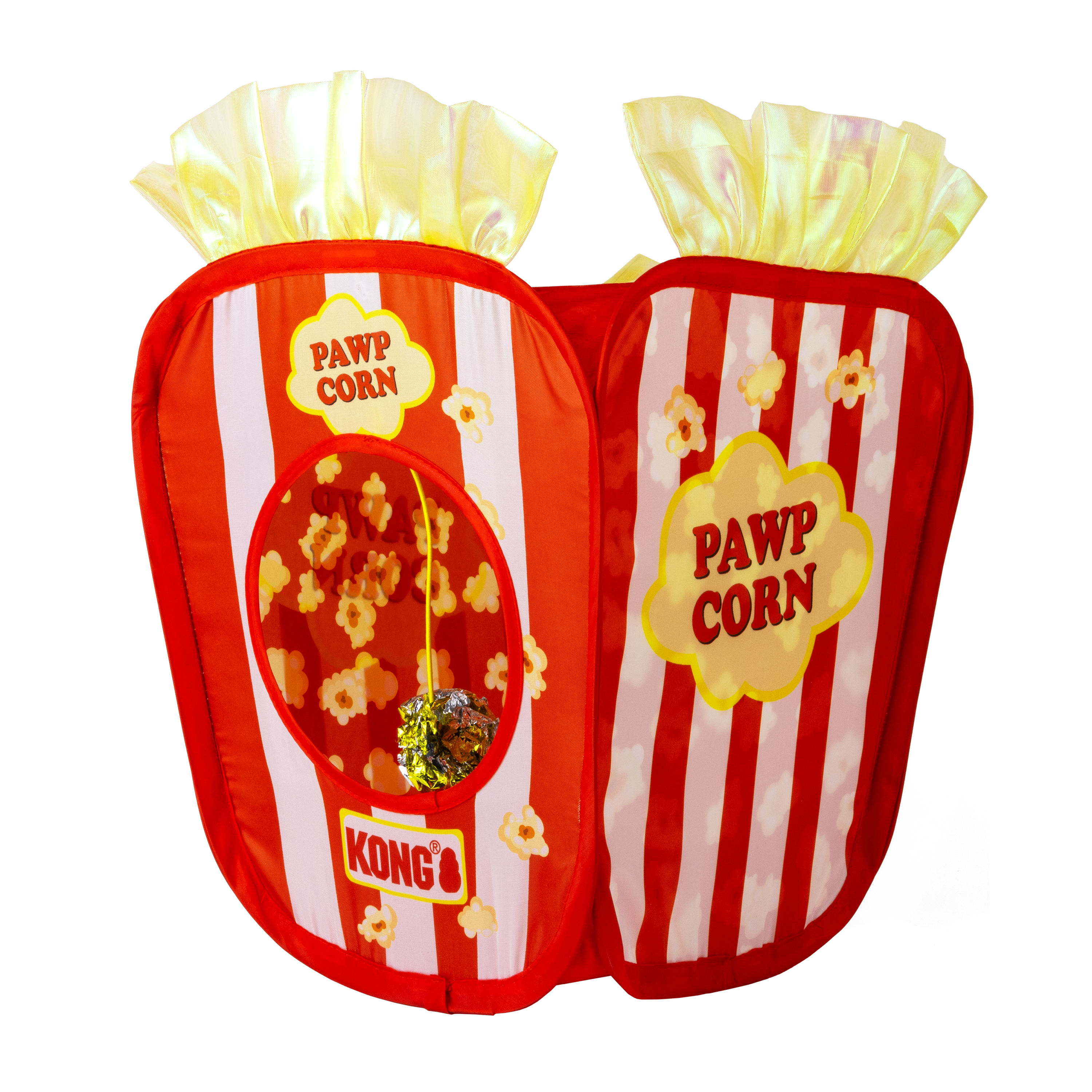 KONG Cat Toys Play Spaces Pawpcorn shown on its own, studio product shot