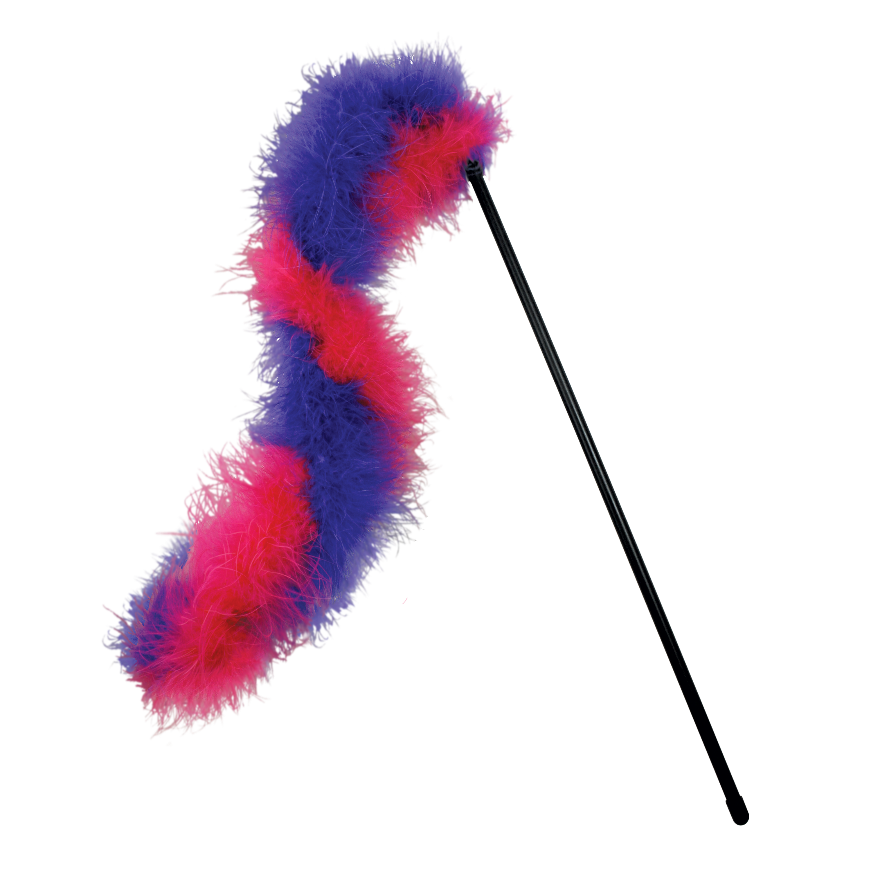 KONG Cat Toys Active Twisted Boa Teaser Assorted product shot on a white background