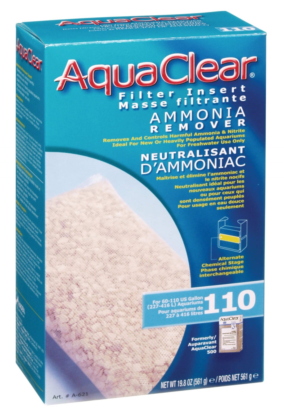 Fluval AquaClear Ammo-Rid - AC110 / 500 550g | PeekAPaw Pet Supplies