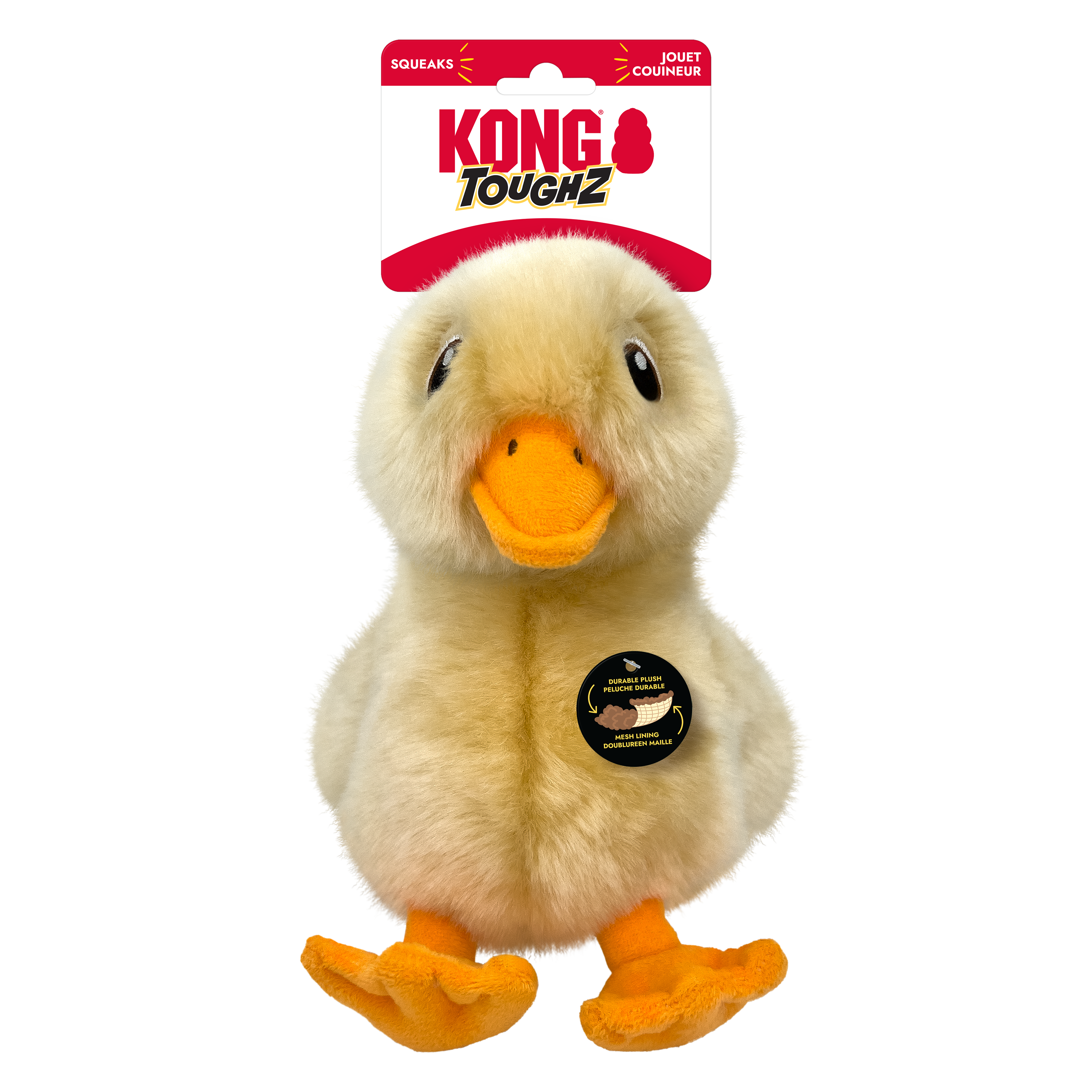 KONG Dog Toys Toughz Duck in retail packaging