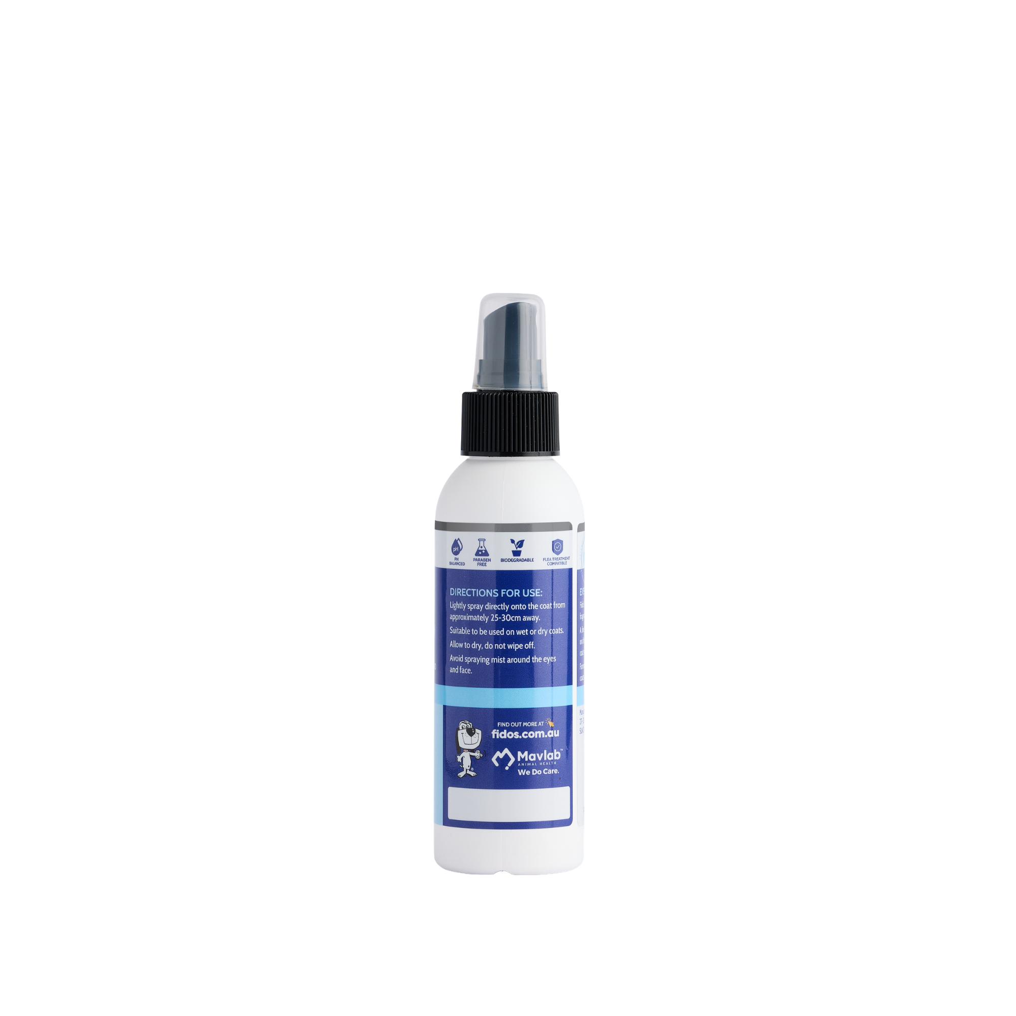 Fido's Everyday Cologne spray 125 mL bottle, right side of pack