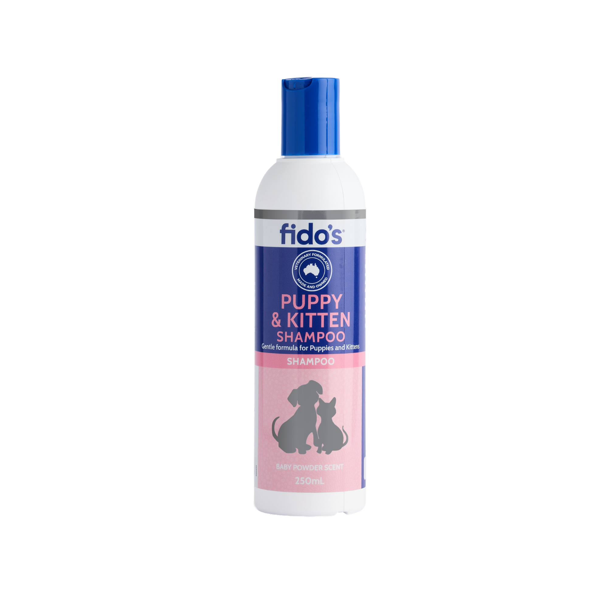 Fido's Puppy & Kitten Shampoo 250 mL bottle, front of pack