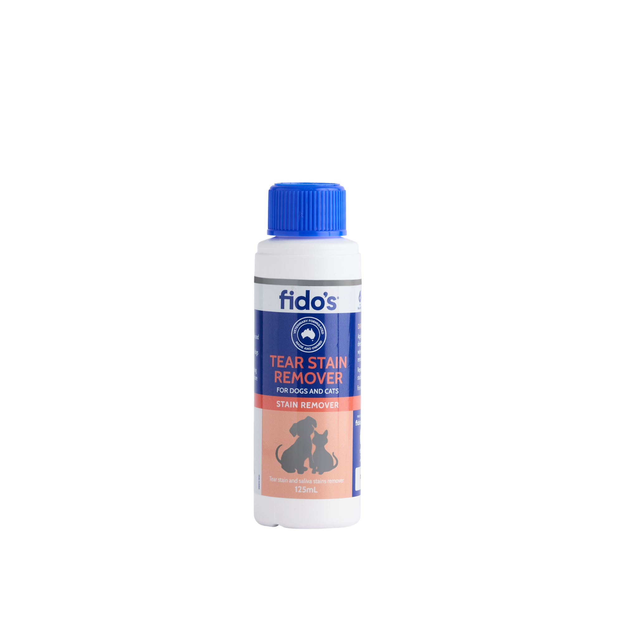 Fido's Tear Stain Remover for dogs and cats 125 mL bottle, front of pack