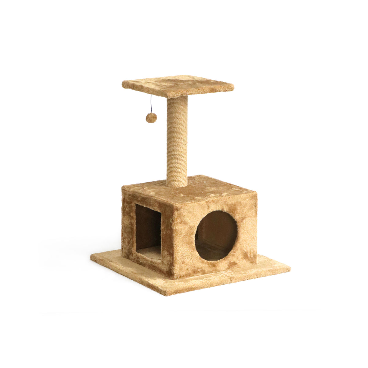 FurKidz Cat Home with Platform Large 60 X 75cm - Default Title | PeekAPaw Pet Supplies