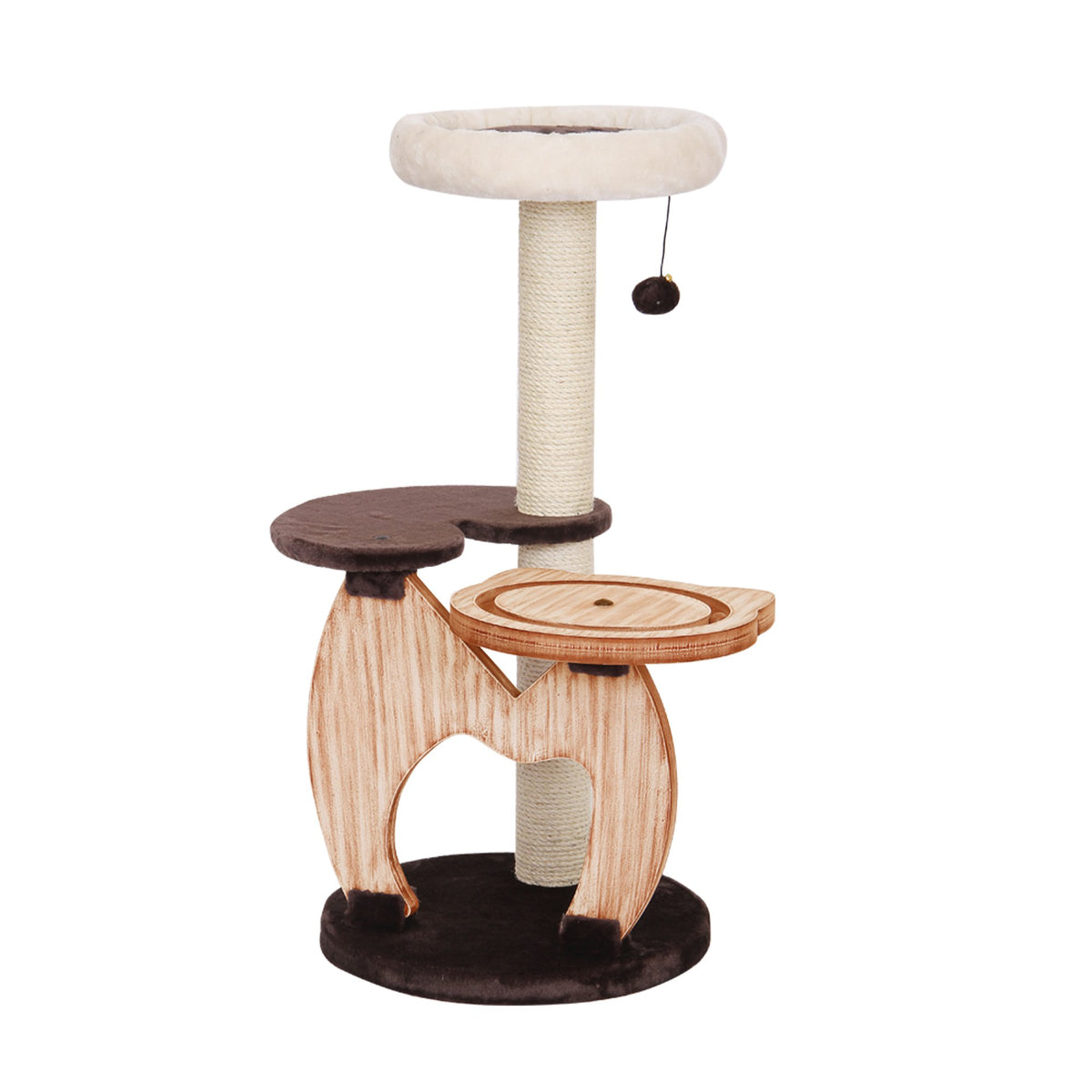 FurKidz Cat-I-Tude Rondure Play and Rest Station 95 X 45 X 45cm - Default Title | PeekAPaw Pet Supplies